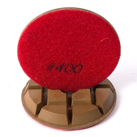 Specialty Diamond Resin Dry/Wet Floor Polishing Diamond Pad, 3 Inch 9mm Thick, 200 Grit 3400FPAD